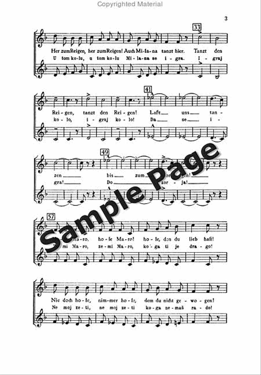 Kolo Choral Score **pop** Choir scores gallery preview page 4