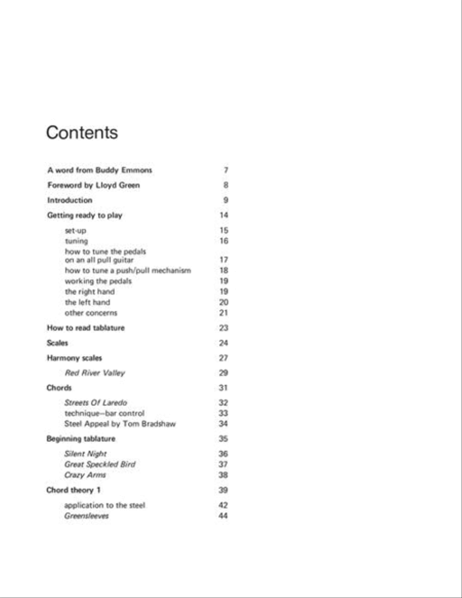 Pedal Steel Guitar Steel Guitar scores gallery preview page 4
