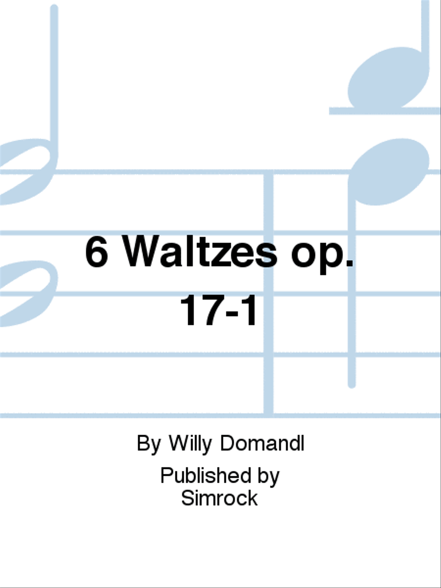 6 Waltzes op. 17-1 Acoustic Guitar scores gallery preview page 1