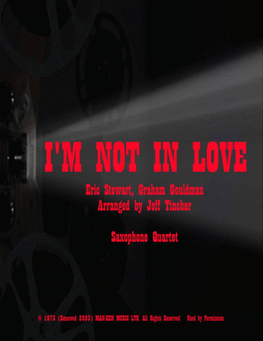 I'm Not In Love Woodwind Quartet scores gallery preview page 1