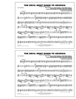 Book cover for The Devil Went Down to Georgia - 1st Bb Trumpet