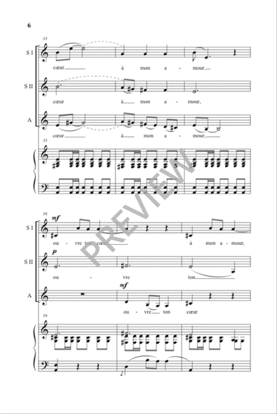 Ouvre ton Coeur SSA scores gallery preview page 5