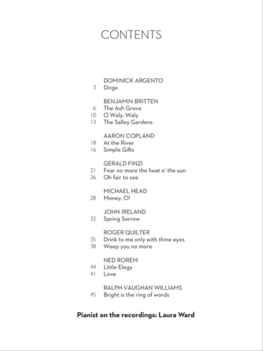 15 Recital Songs in English Low Voice scores gallery preview page 3