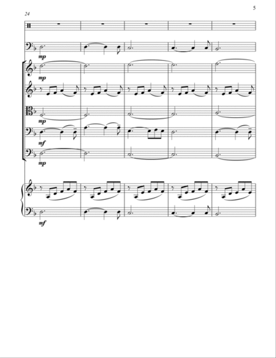 Scarborough Fair Fantasy Concert Band scores gallery preview page 6