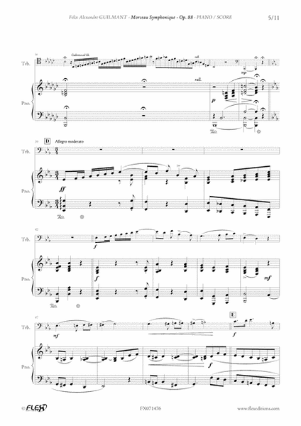 Morceau Symphonique - Concertpiece Opus 88 image number null