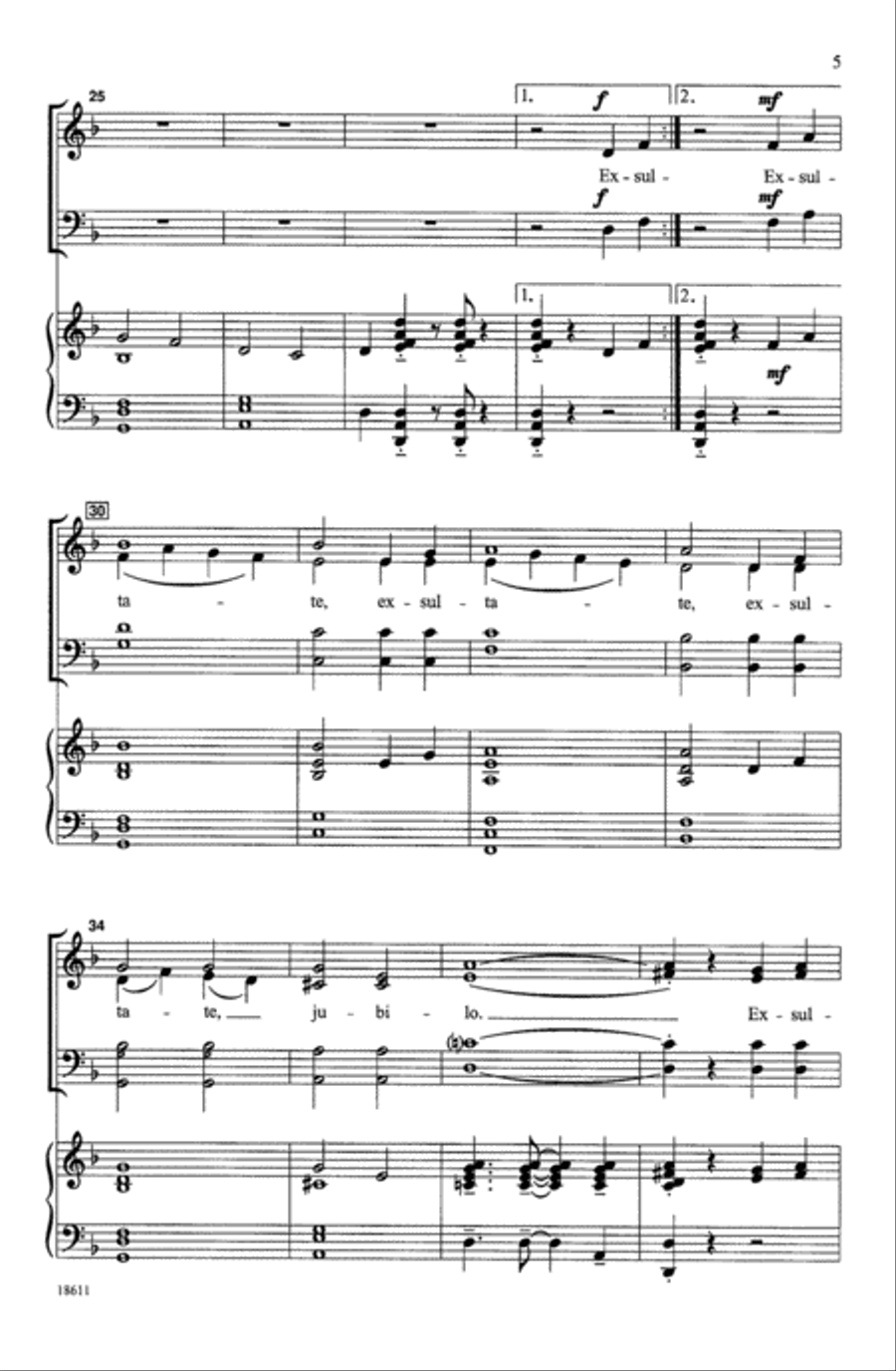 Exsultate Cantamos Festivo Choir scores gallery preview page 4