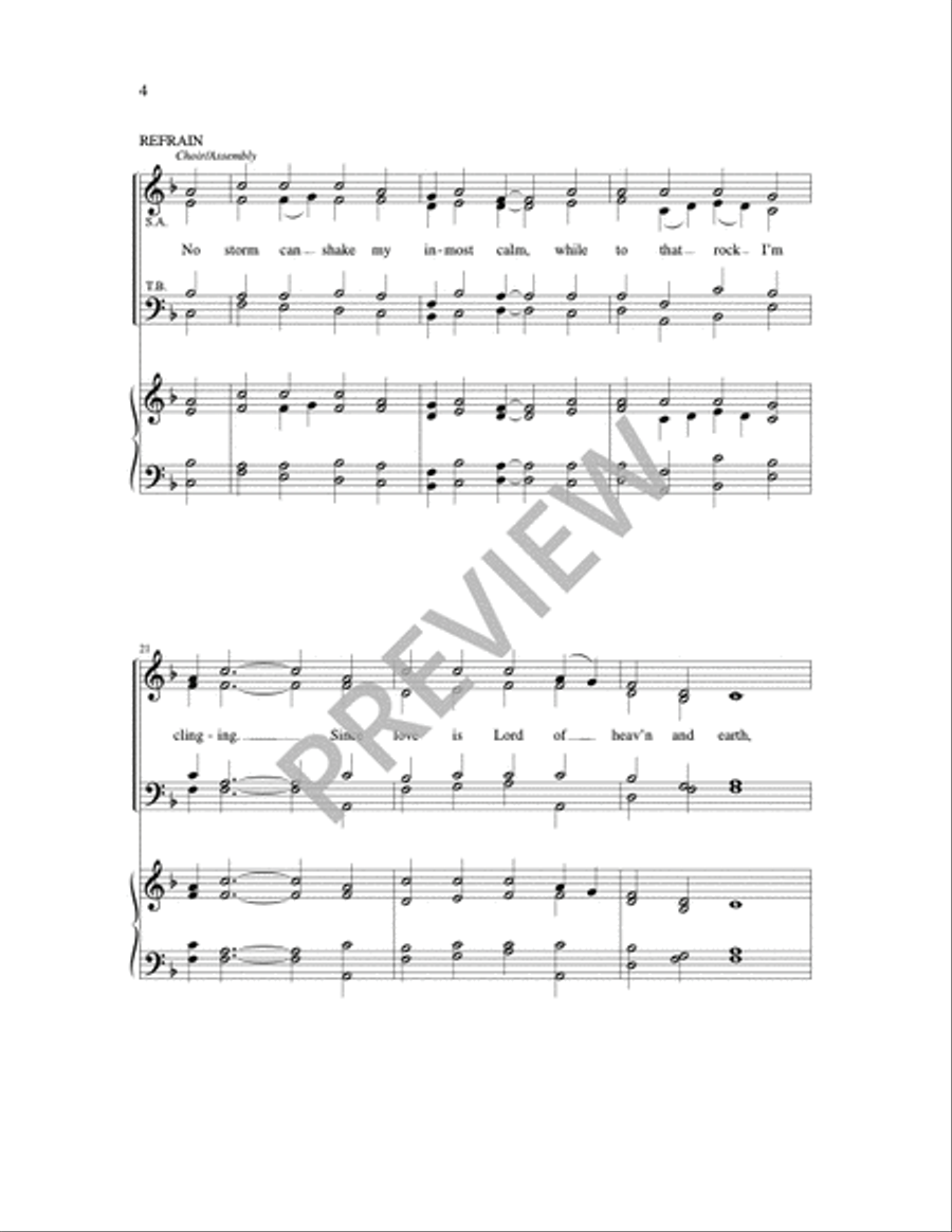 How Can I Keep From Singing 4-Part scores gallery preview page 6