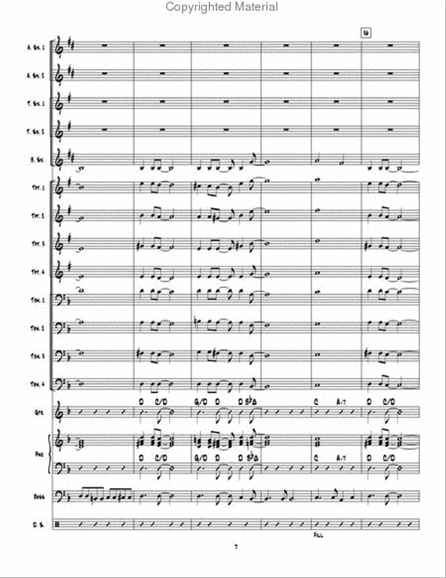 Table Time Jazz Ensemble scores gallery preview page 8