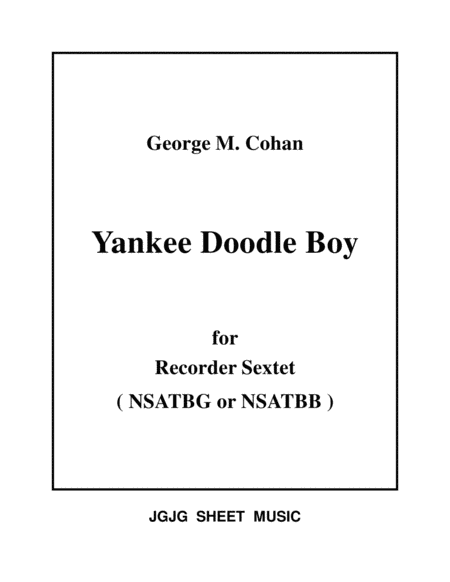 Yankee Doodle Boy for Recorder Sextet image number null