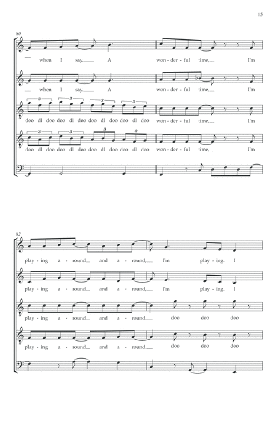 Since You've Been Gone Since You've Been Gone Choir scores gallery preview page 16