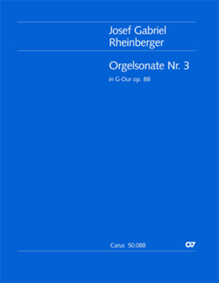 Book cover for Orgelsonate Nr. 3