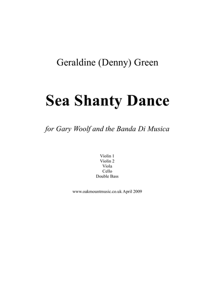 Sea Shanty Dance, for String Orchestra (Standard Arrangement)