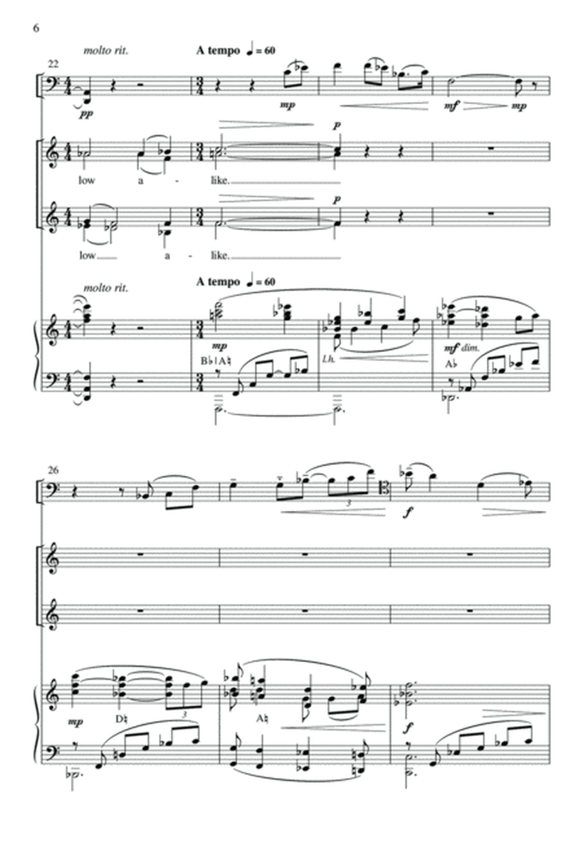 The Harper's Song: from Two Winter Scenes (Choral Score)