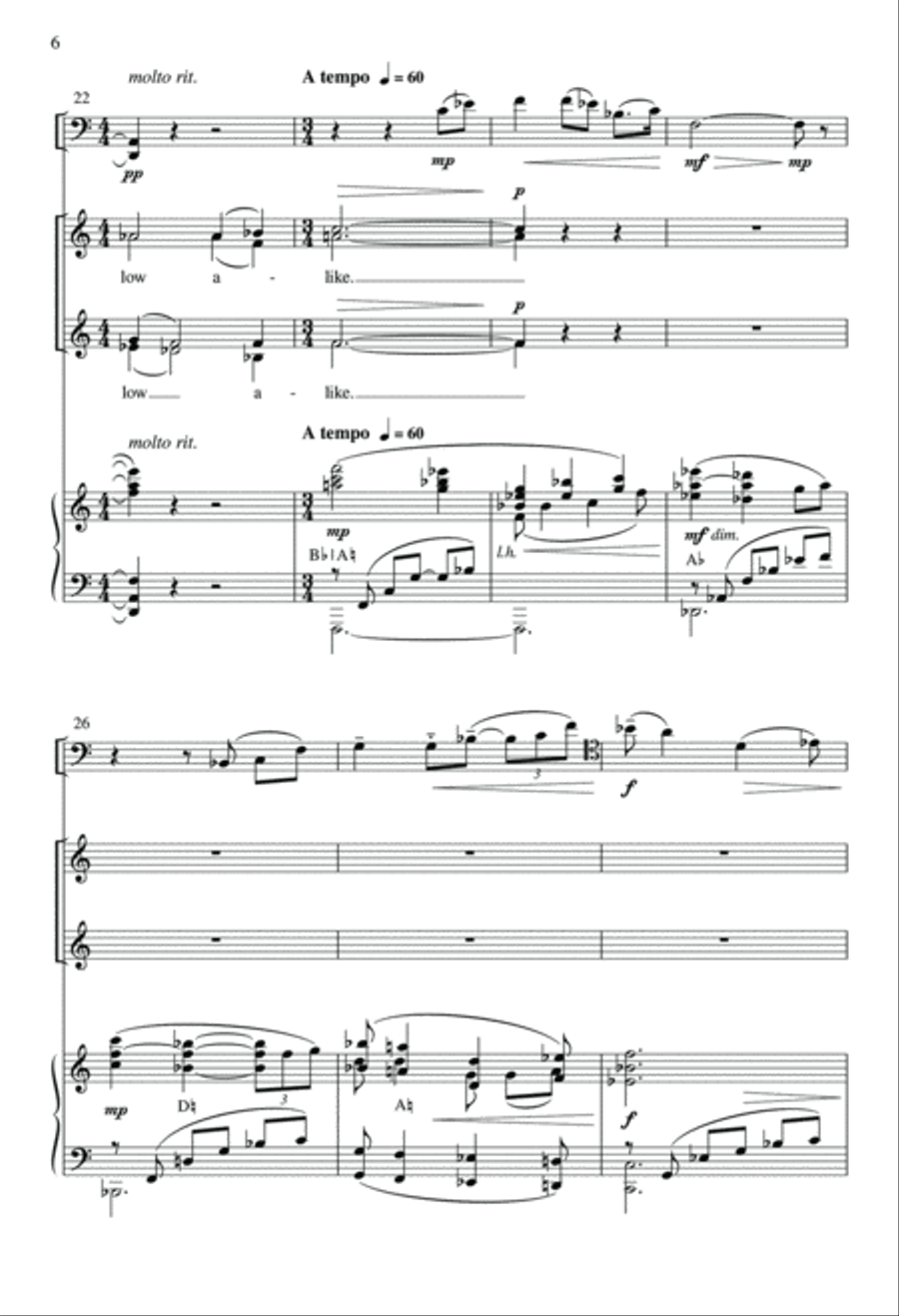 The Harper's Song SSAA scores gallery preview page 6