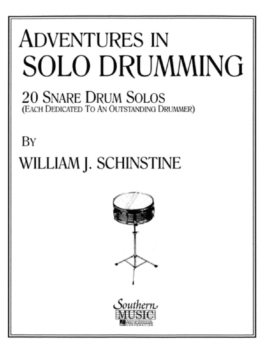 Book cover for Adventures in Solo Drumming