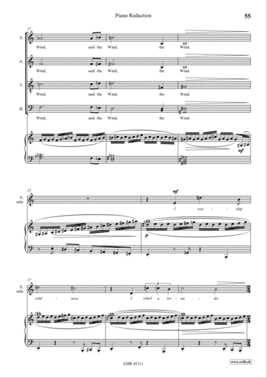 The Song Of Man The Song Of Man 4-Part scores gallery preview page 18