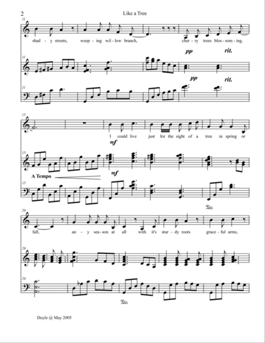 Like a Tree Voice scores gallery preview page 2