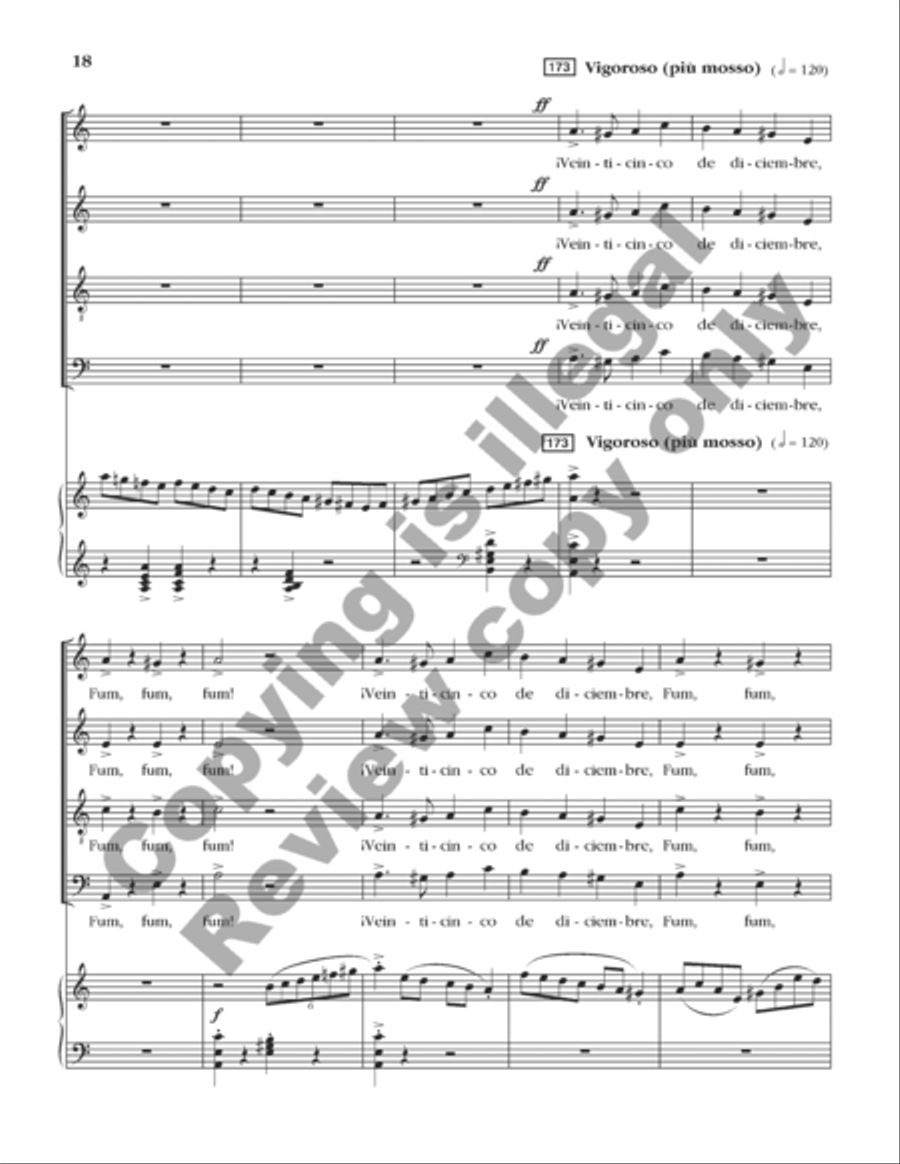 A Symphony of Carols (Choral Score) 4-Part scores gallery preview page 26