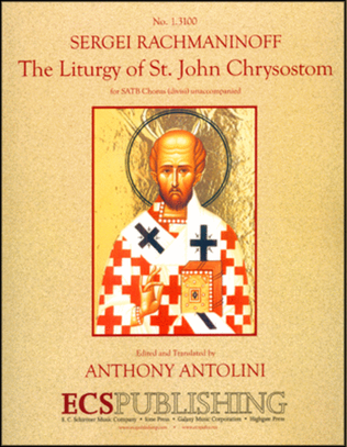 Book cover for The Liturgy of St. John Chrysostom
