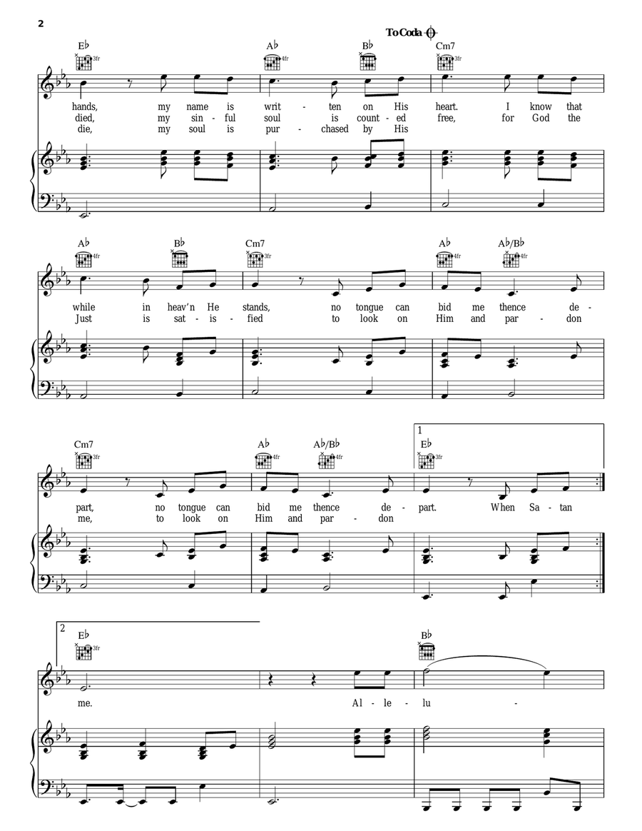 Before The Throne Of God Above Guitar scores gallery preview page 2
