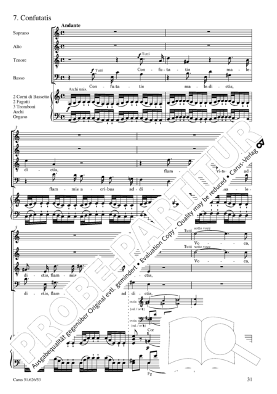 Requiem 4-Part scores gallery preview page 38