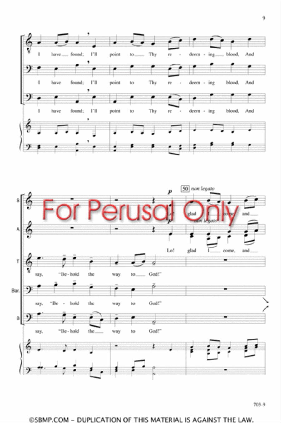 To the New Jerusalem - SATB divisi Octavo Divisi scores gallery preview page 9