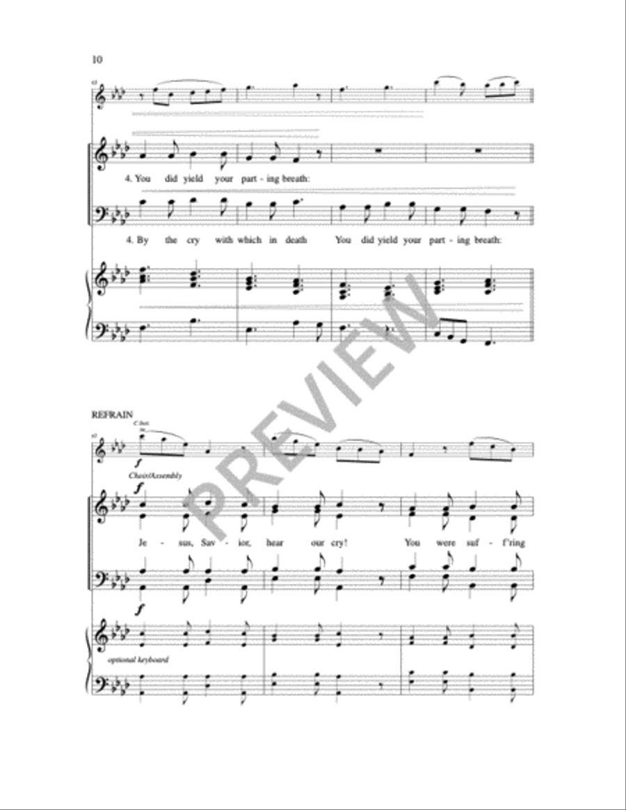 Song of the Passion 4-Part scores gallery preview page 8