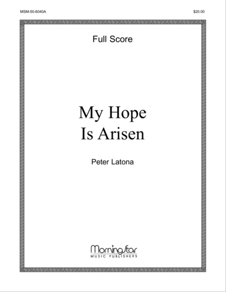 My Hope Is Arisen Choir scores gallery preview page 1