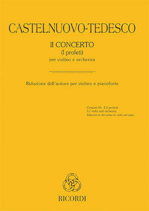 Book cover for Concerto No. 2 (I Profeti)