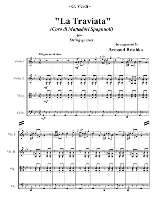Coro di Mattadori Spagnuoli from La Traviata by Giuseppe Verdi