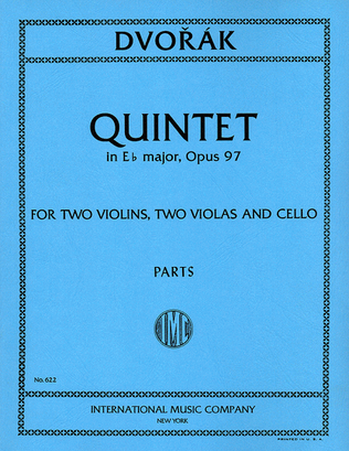 Book cover for Quintet In E Flat Major, Opus 97 (With 2 Violas)