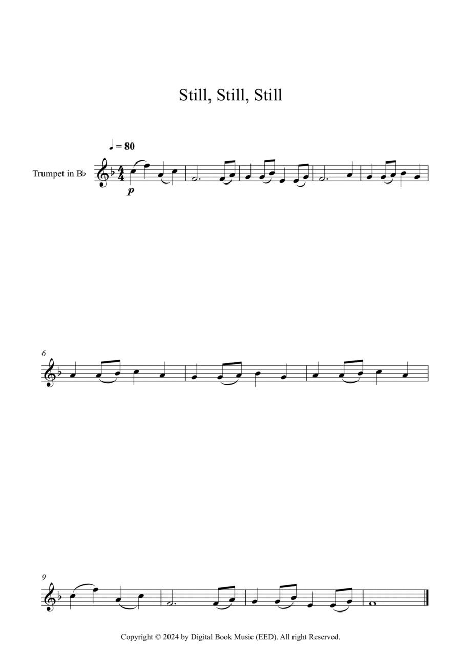 Still, Still, Still (Trumpet) B-Flat Trumpet scores gallery preview page 1