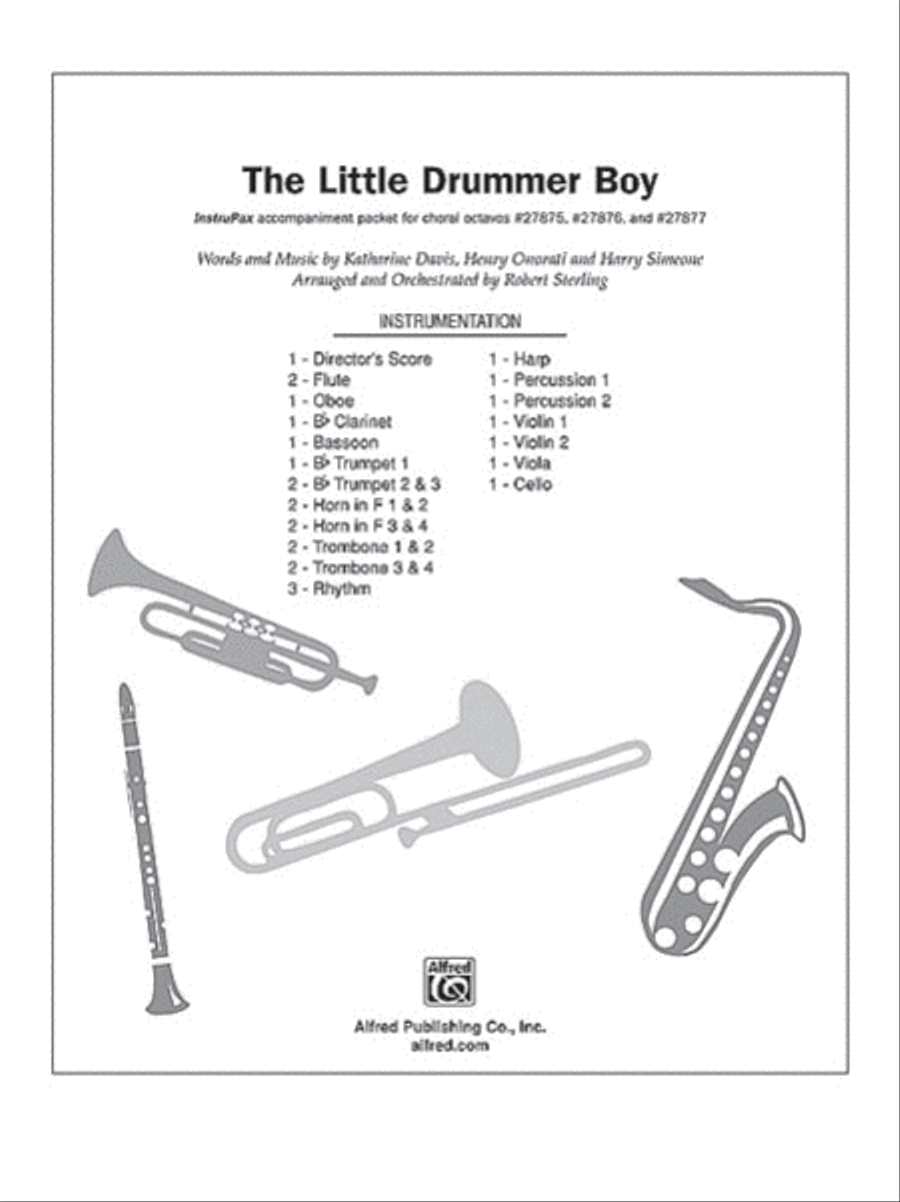 The Little Drummer Boy Choir scores gallery preview page 1