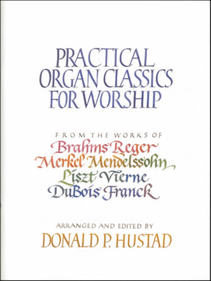 Practical Organ Classics in Worship Organ scores gallery preview page 1