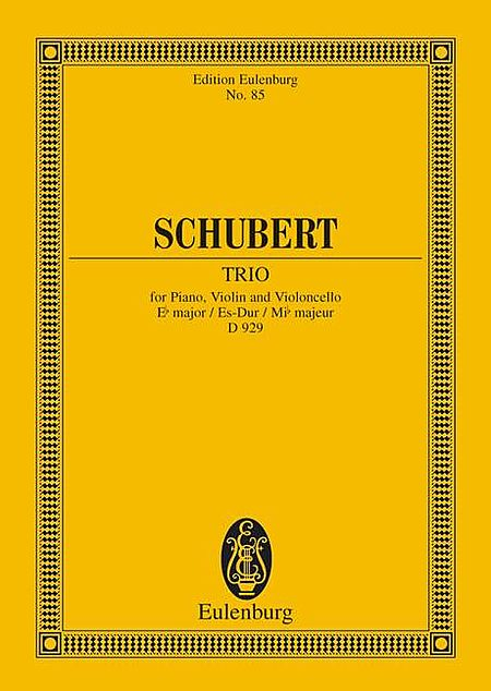 Piano Trio, Op. 100, D. 929 in E-Flat Major