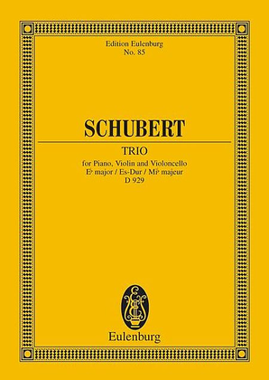 Piano Trio, Op. 100, D. 929 in E-Flat Major