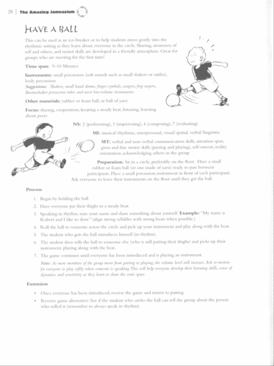 The Amazing Jamnasium Percussion scores gallery preview page 4