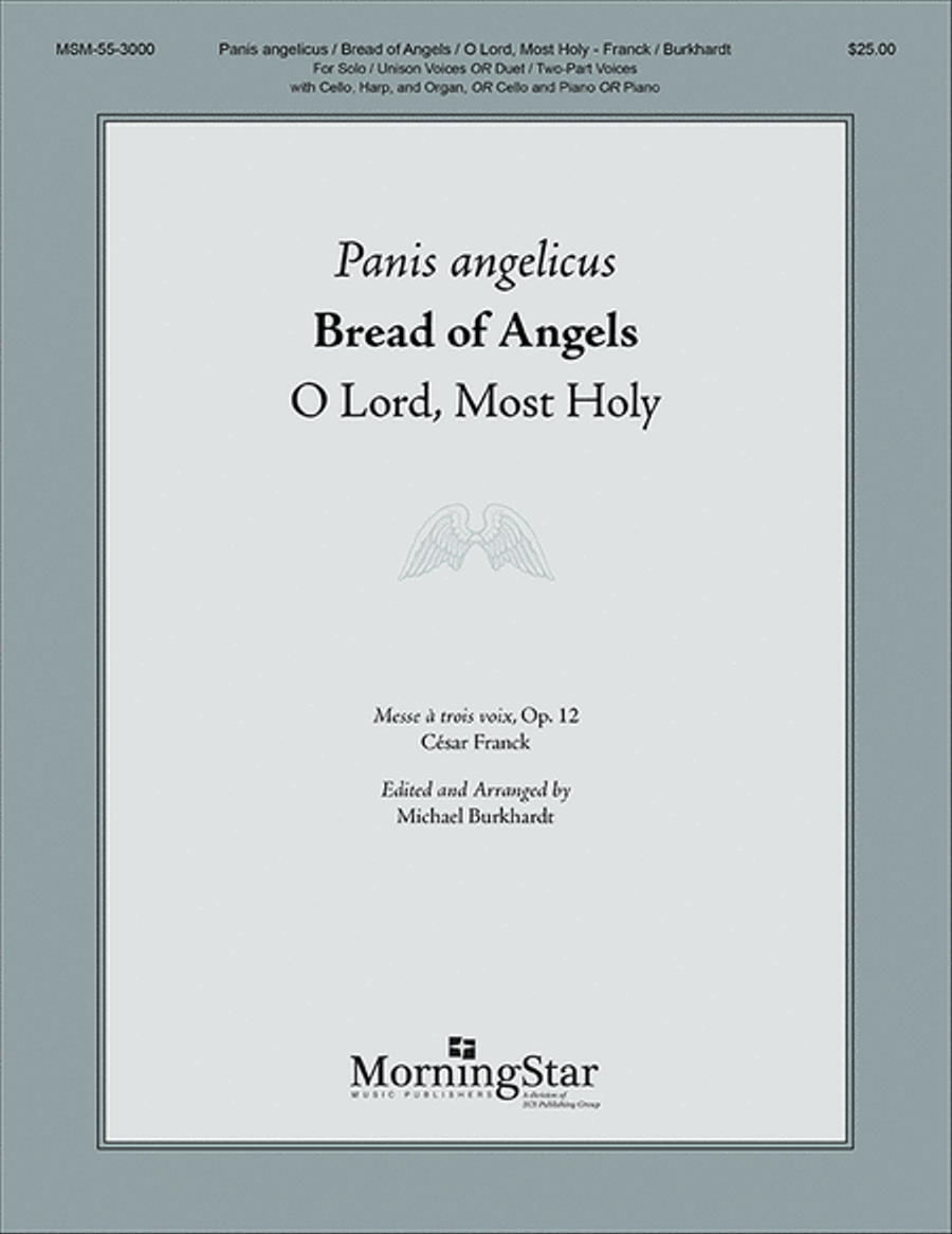 Panis angelicus (Bread of Angels): O Lord, Most Holy Unison Choir scores gallery preview page 1