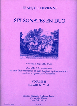 Book cover for 6 Sonates En Duo Vol.2 (miscellaneous)