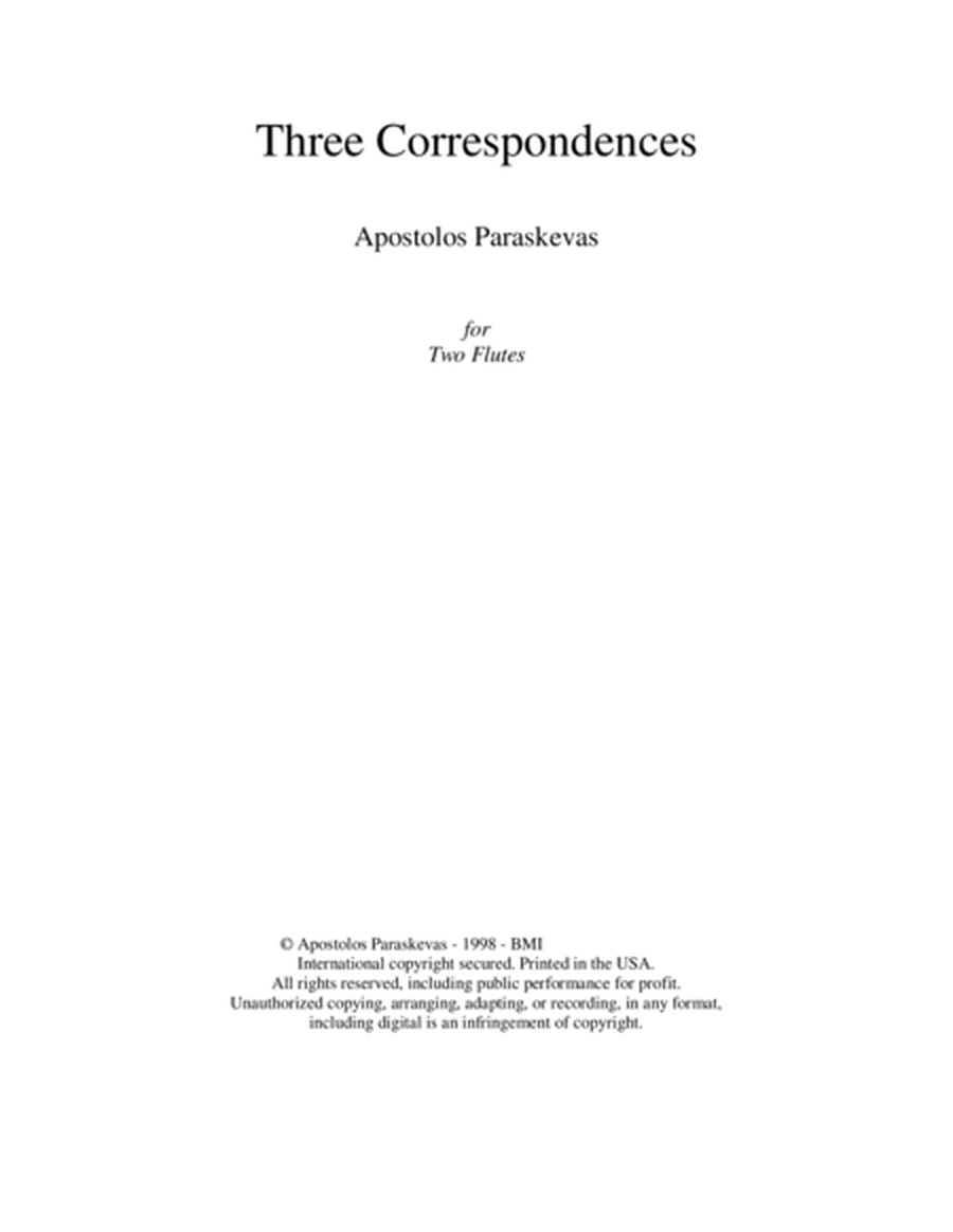 Three Correspondences image number null