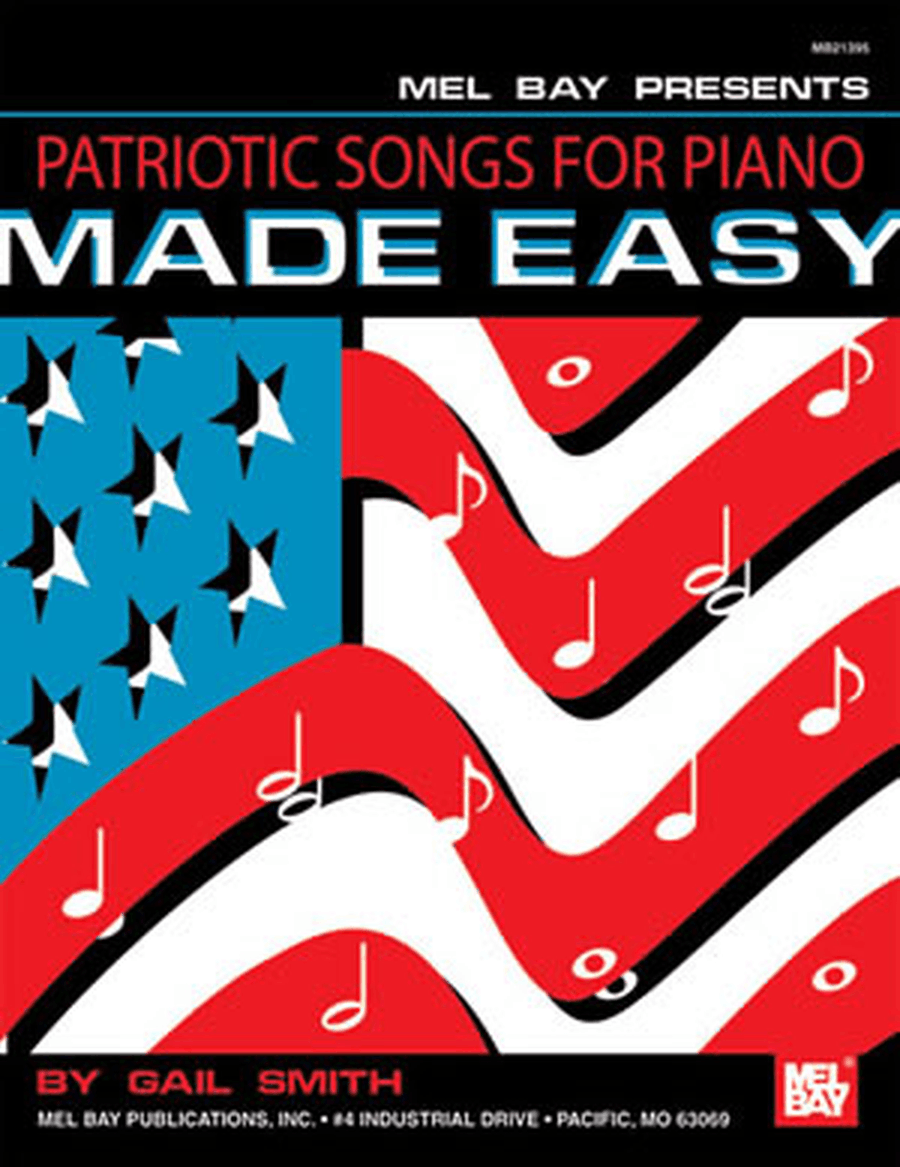 Patriotic Songs for Piano Made Easy Easy Piano scores gallery preview page 1