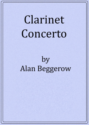 Clarinet concerto (score only)