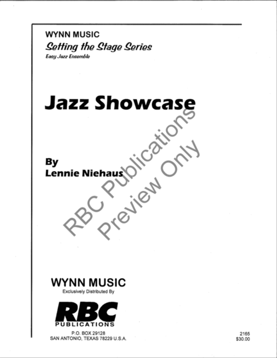 Jazz Show Case (Score) Jazz Ensemble scores gallery preview page 2