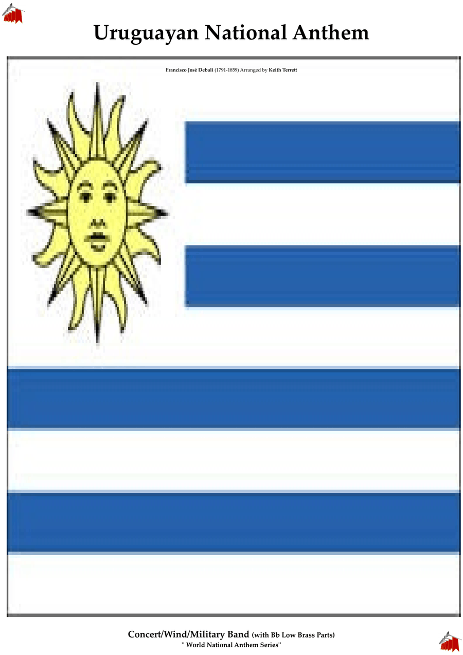 Uruguayan National Anthem for Concert/Symphonic/Military/Wind Band (World National Anthem Series) Concert Band scores gallery preview page 1
