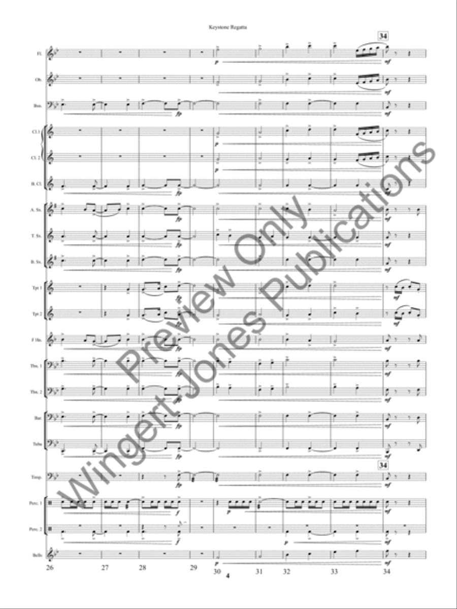 Keystone Regatta Concert Band scores gallery preview page 7