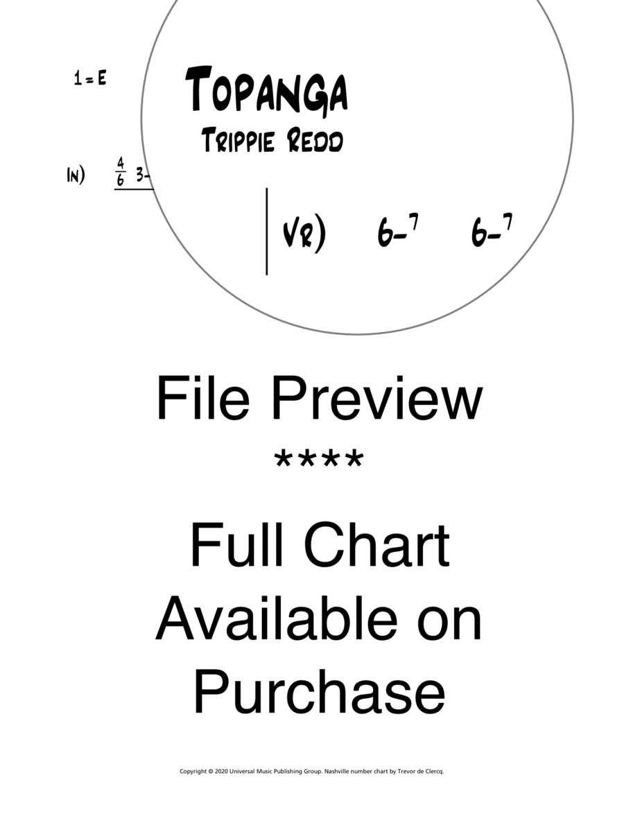 Topanga Guitar scores gallery preview page 1