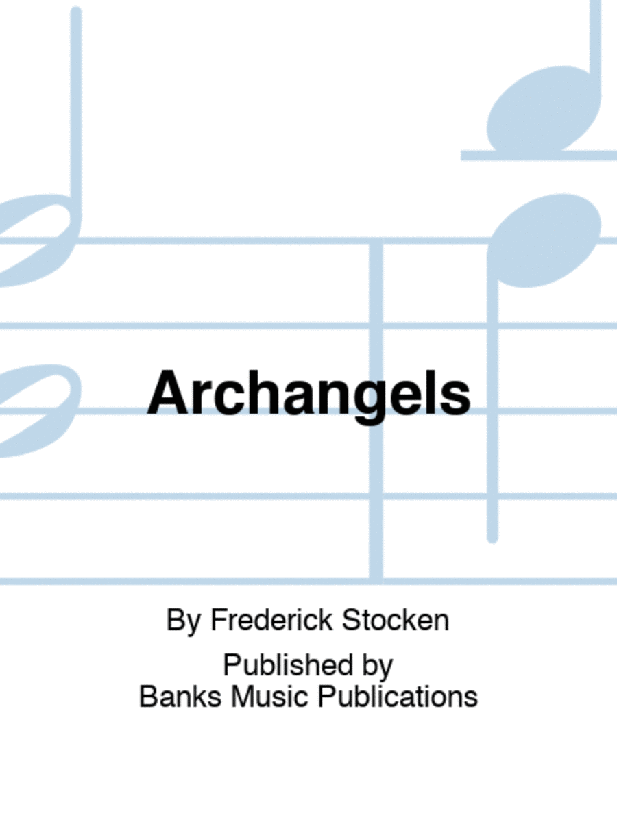 Archangels Organ scores gallery preview page 1