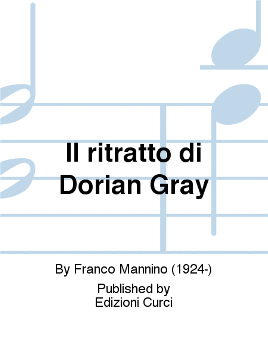 Il ritratto di Dorian Gray Libretti scores gallery preview page 1