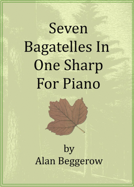 Seven Bagatelles In One Sharp For Piano image number null