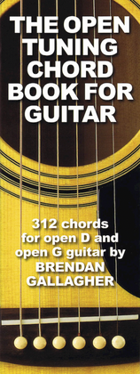 Book cover for The Open Tuning Chord Book for Guitar